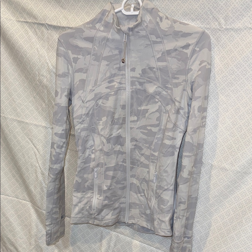 Lululemon White Camo Define Jacket